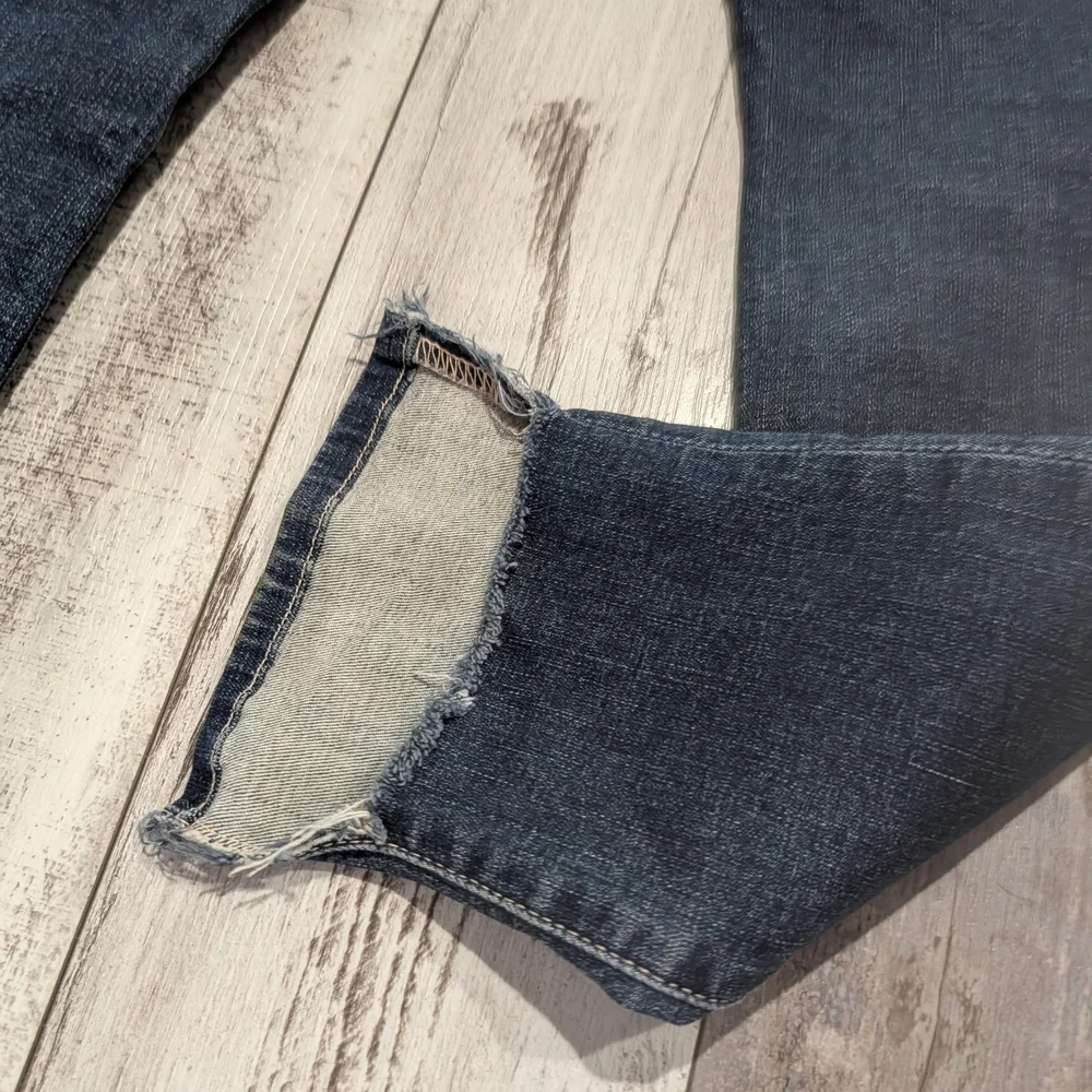 FRAME DENIM JEANS *SIZE 29* LE HIGH SKINNY‎ MEDIUM WASH RAW UNFINISHED HEM - Picture 5 of 8